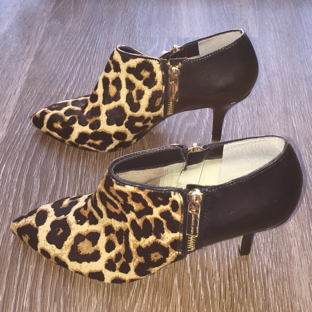 Michael Kors Booties - Clara Mid, Haircalf/Leather